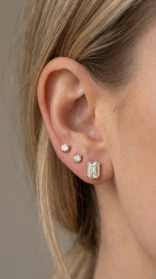 Doré Brilliant Studs